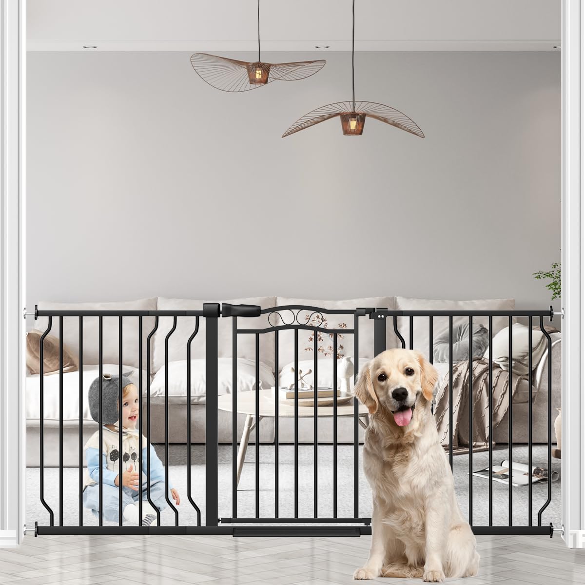 THEYFIRST walk-through gate easy one-handed operation