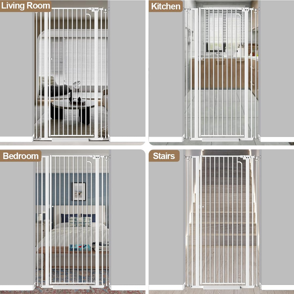 THEYFIRST white finish blends with décor while maintaining visibility.