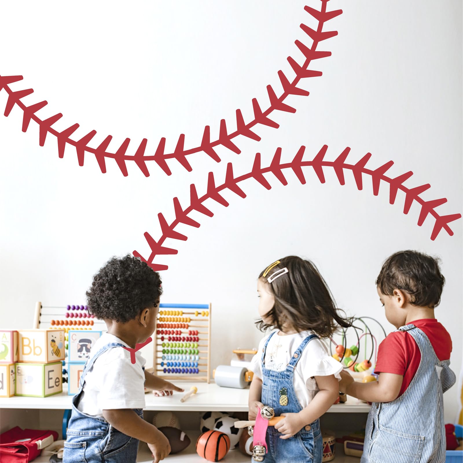 Theyge baseball wall decals classrooms and gyms durable and easy to clean.