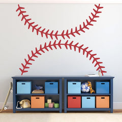 Theyge baseball wall stickers 4 sheets versatile application across walls and furniture.