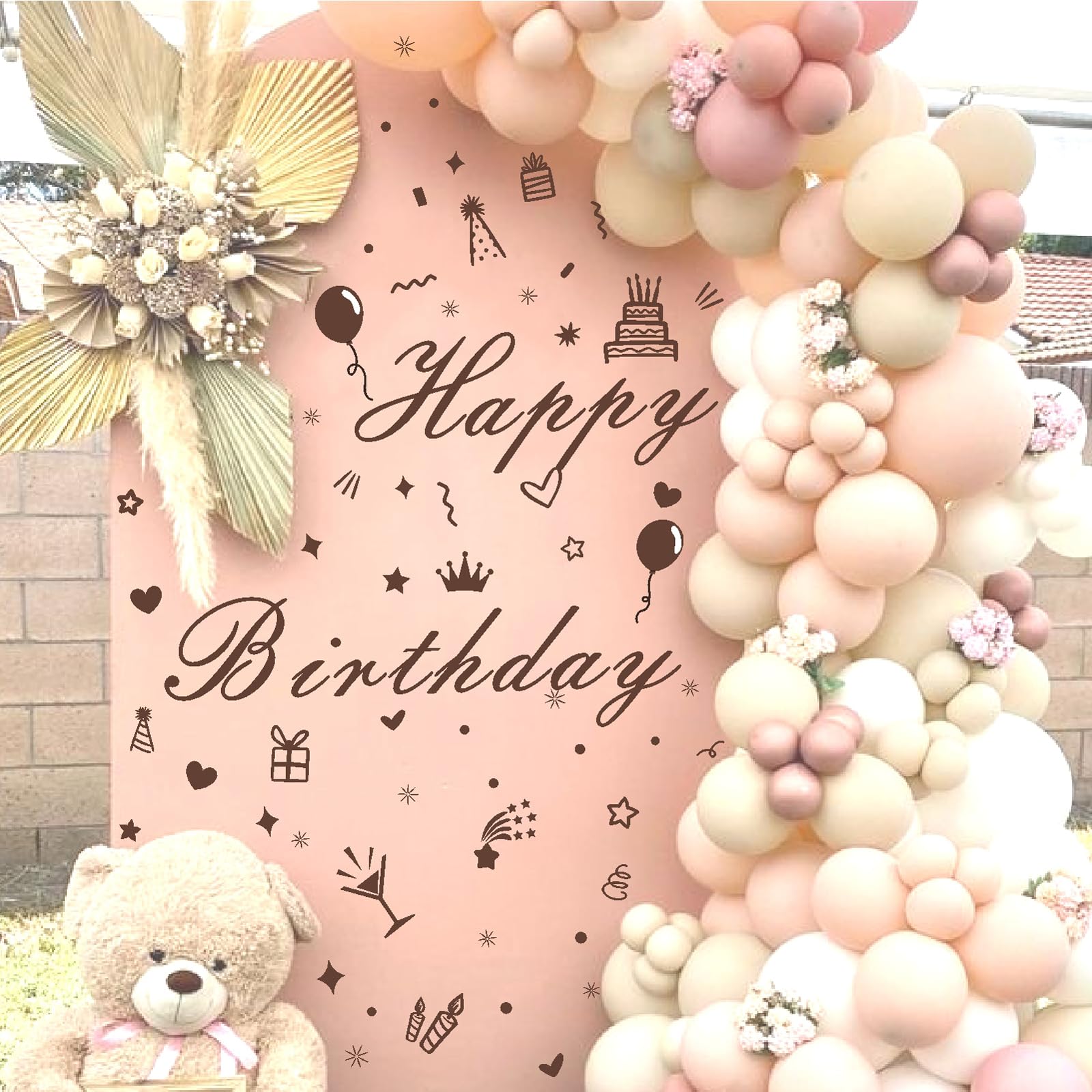 THEYGE birthday decals on windows add subtle room ambiance