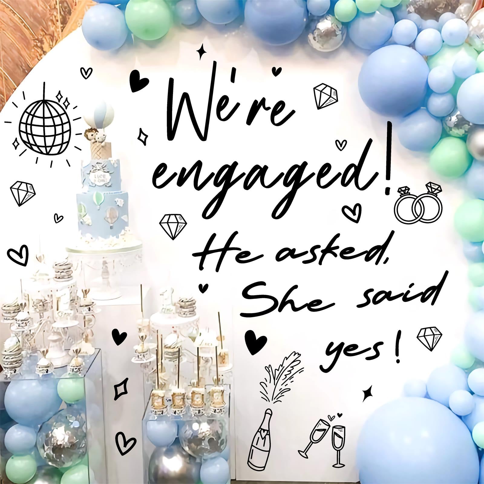THEYGE photo-prop-background-decal serves as a charming backdrop for selfies and memories.