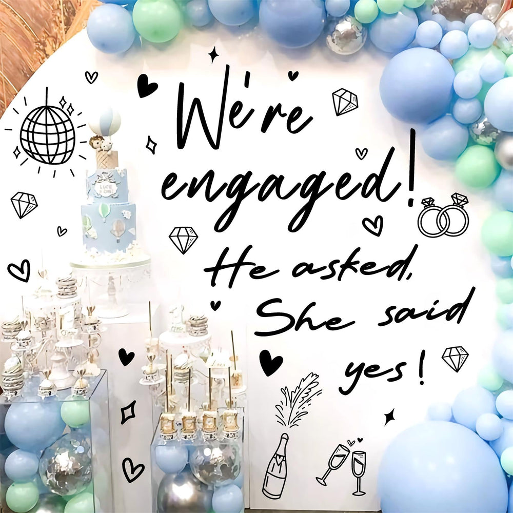 THEYGE photo-prop-background-decal serves as a charming backdrop for selfies and memories.