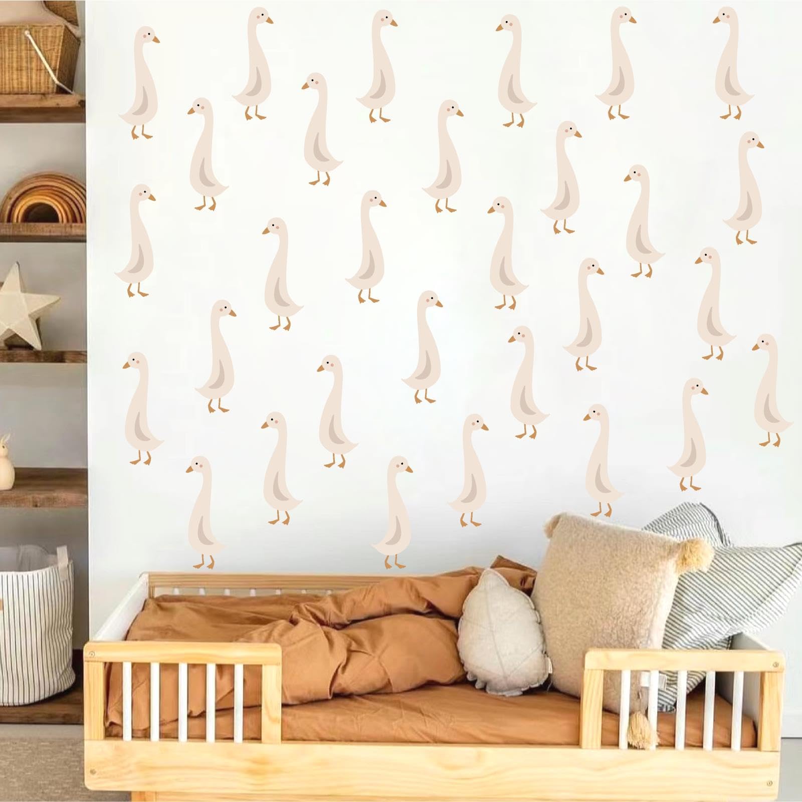 THEYGE farm-animal-wall-stickers-cute-decor spark playful character in playrooms.