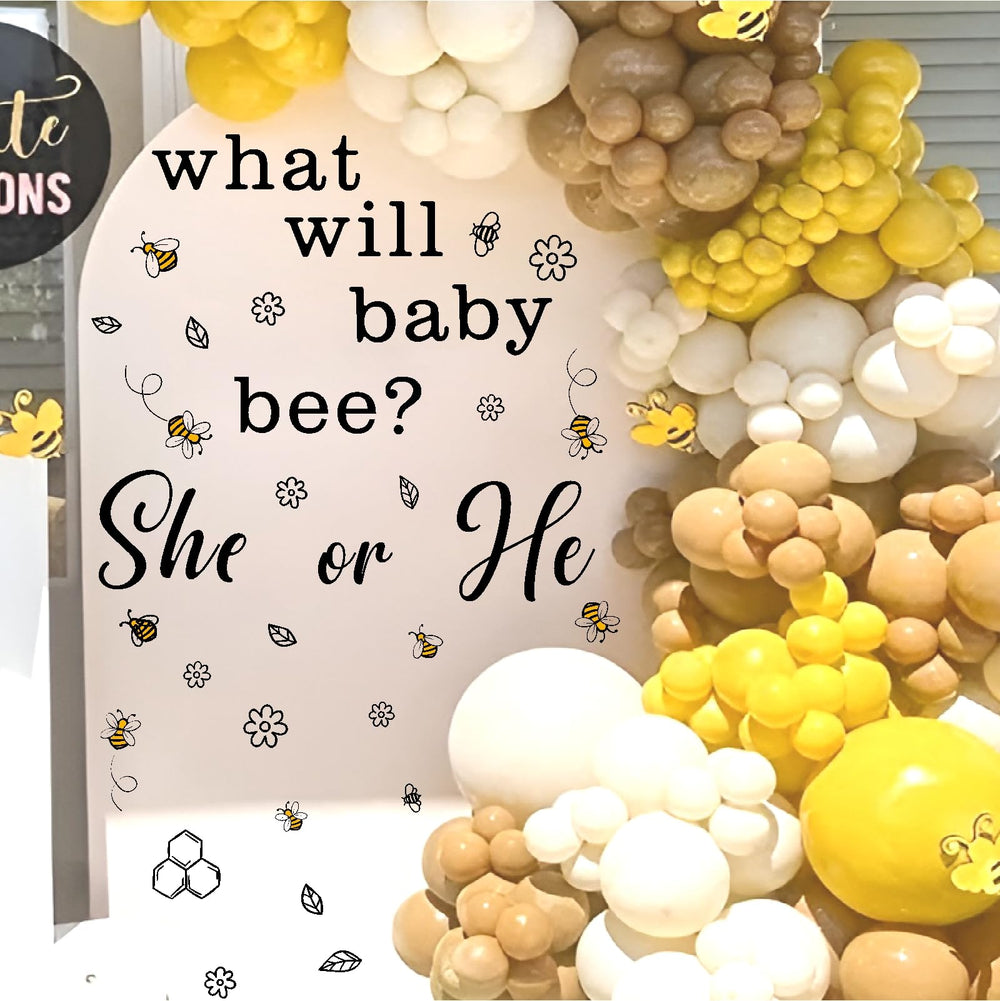 THEYGE Gender Reveal Wall Sticker adds quick, mess-free party decoration.