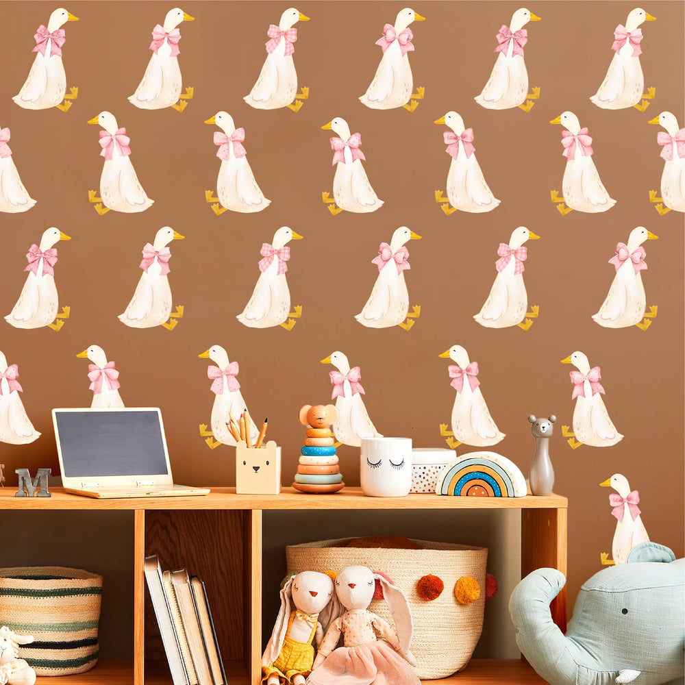 THEYGE pink bow detail adds playful charm to learning corners