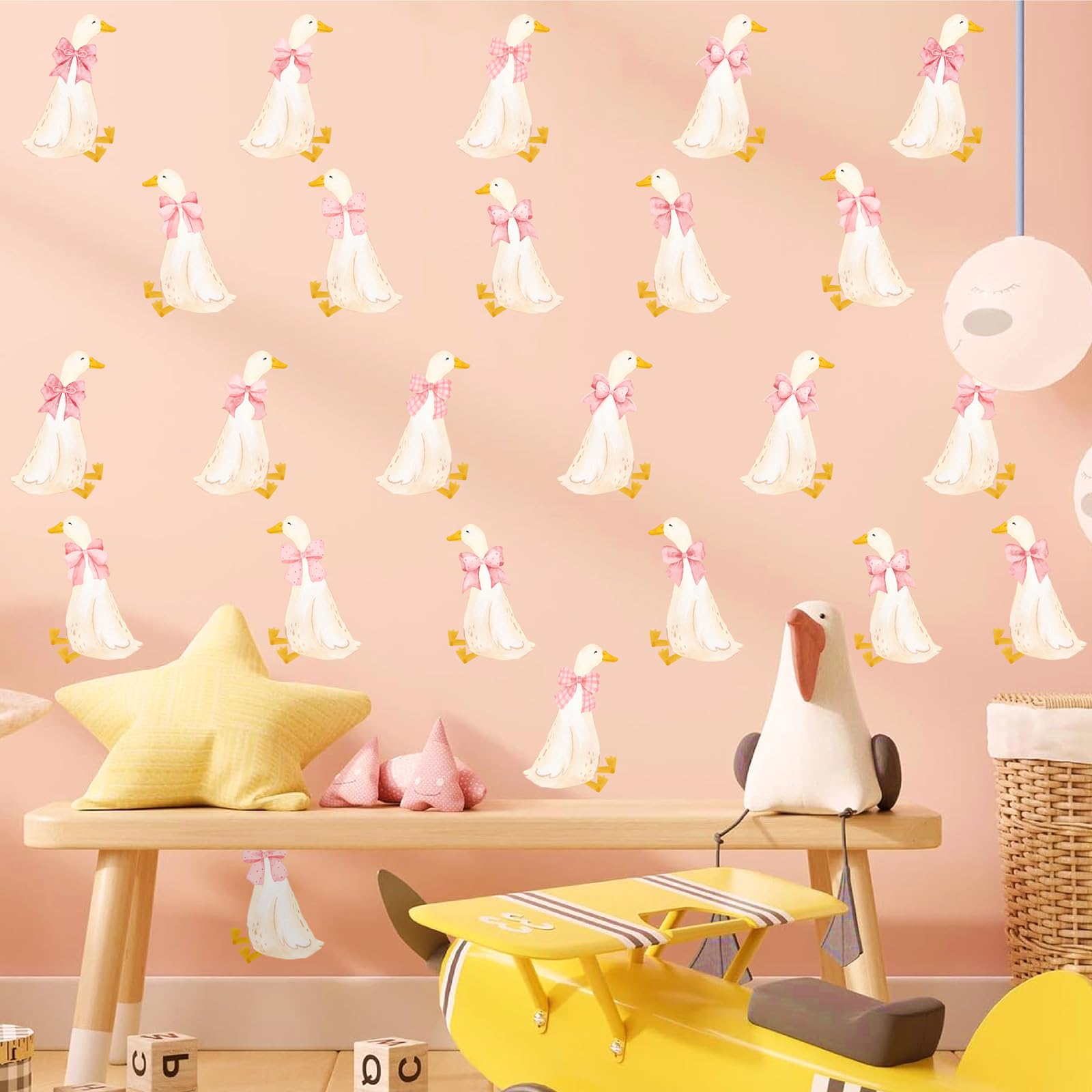 THEYGE removable decals peel away cleanly without wall damage