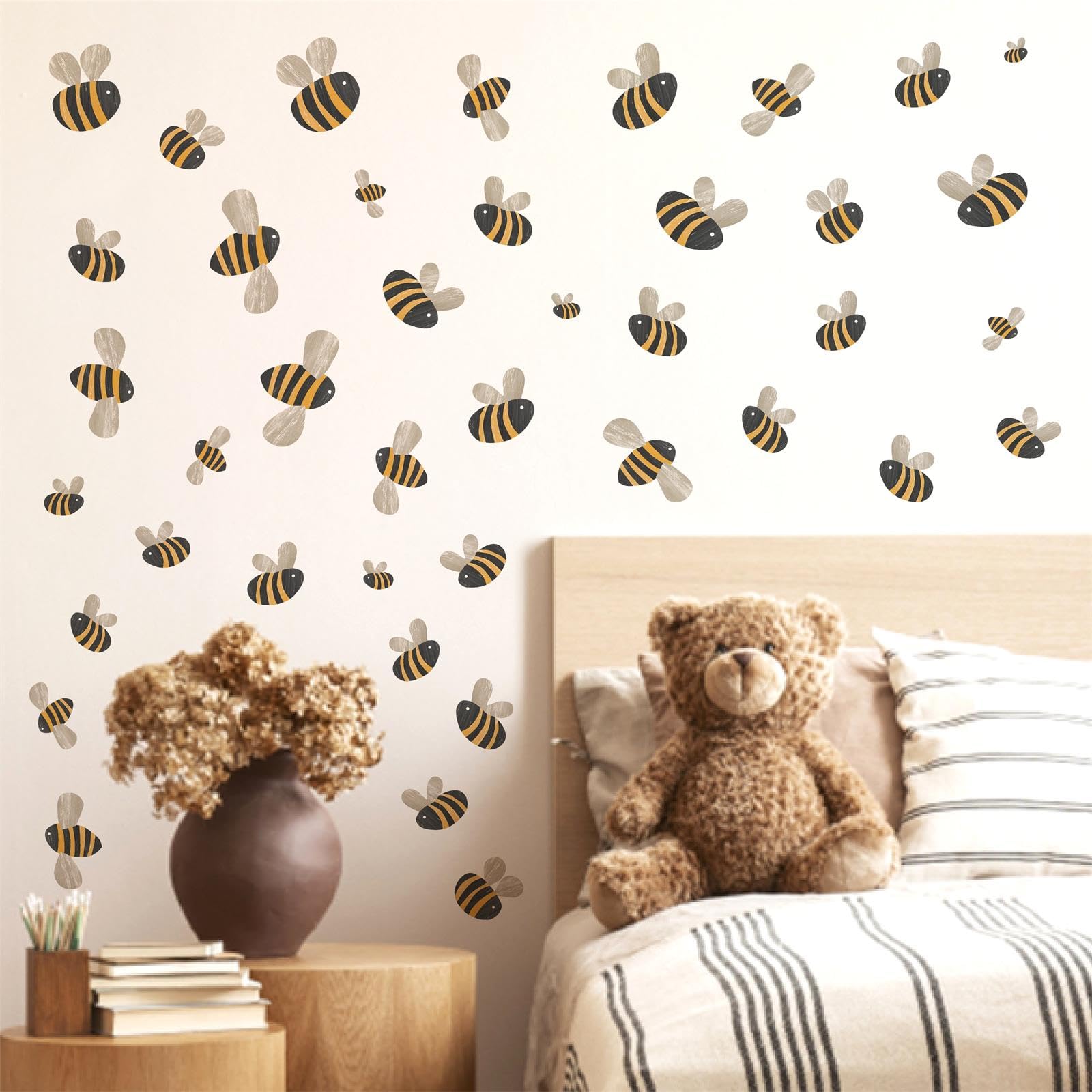 THEYGE peel-and-stick wall stickers easily removable without wall damage