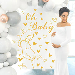 THEYGE-window-decal on glass adds festive pregnancy art for room dressing.