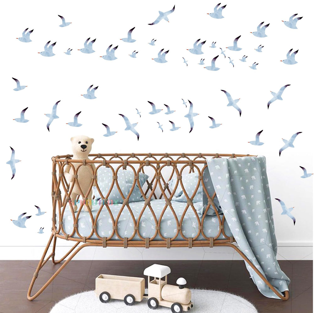 THEYGE Seagull wall stickers for classrooms and playrooms