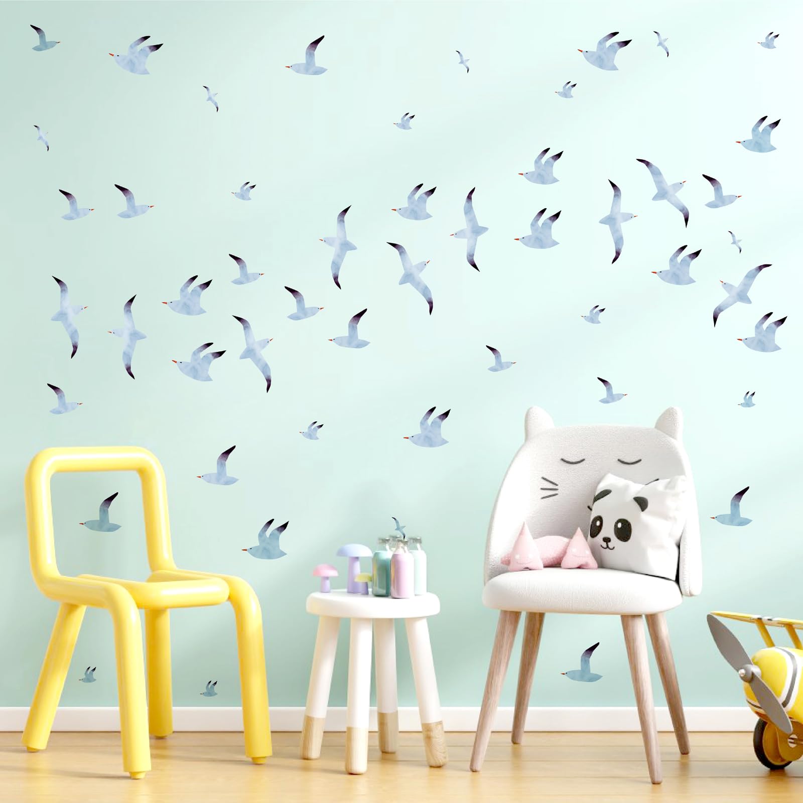 THEYGE Removable wall sticker set for quick room refresh