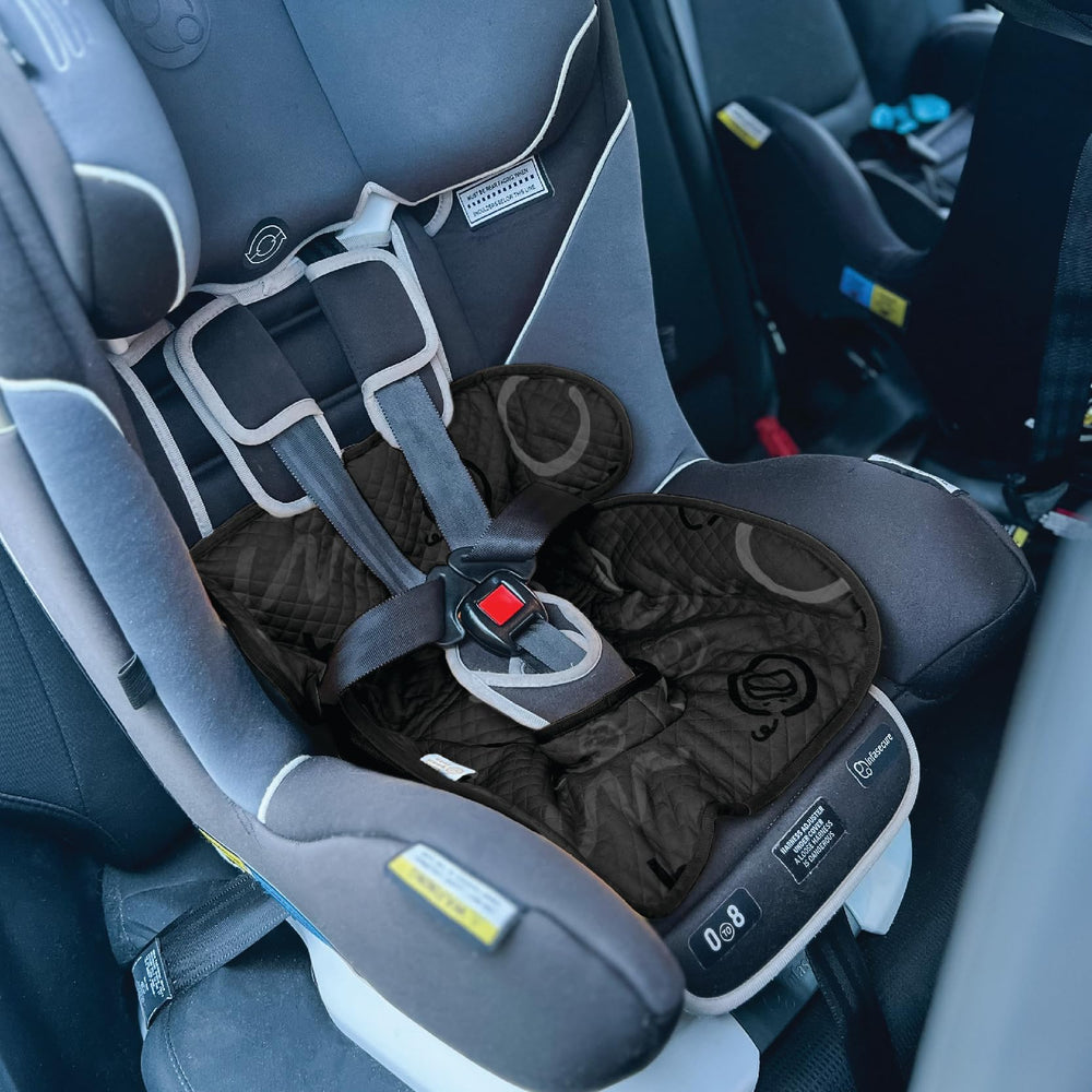 THINK GOOD TOTS Black Piddle Pad soft padding adds comfortable protection for little riders.