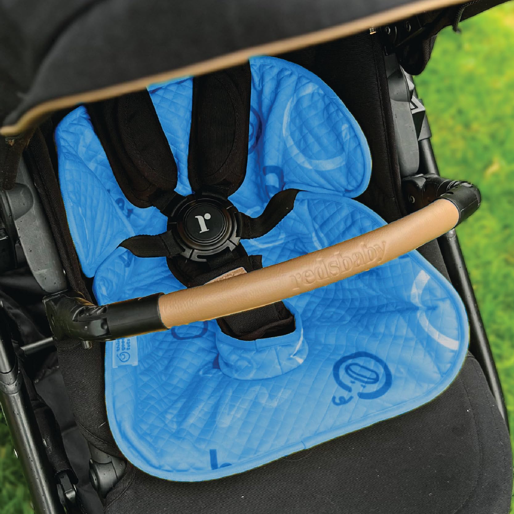 Think Good Tots Blue Piddle Pad universal fit for most car seats