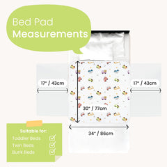 THINK GOOD TOTS waterproof bed protector guards twin mattresses overnight.