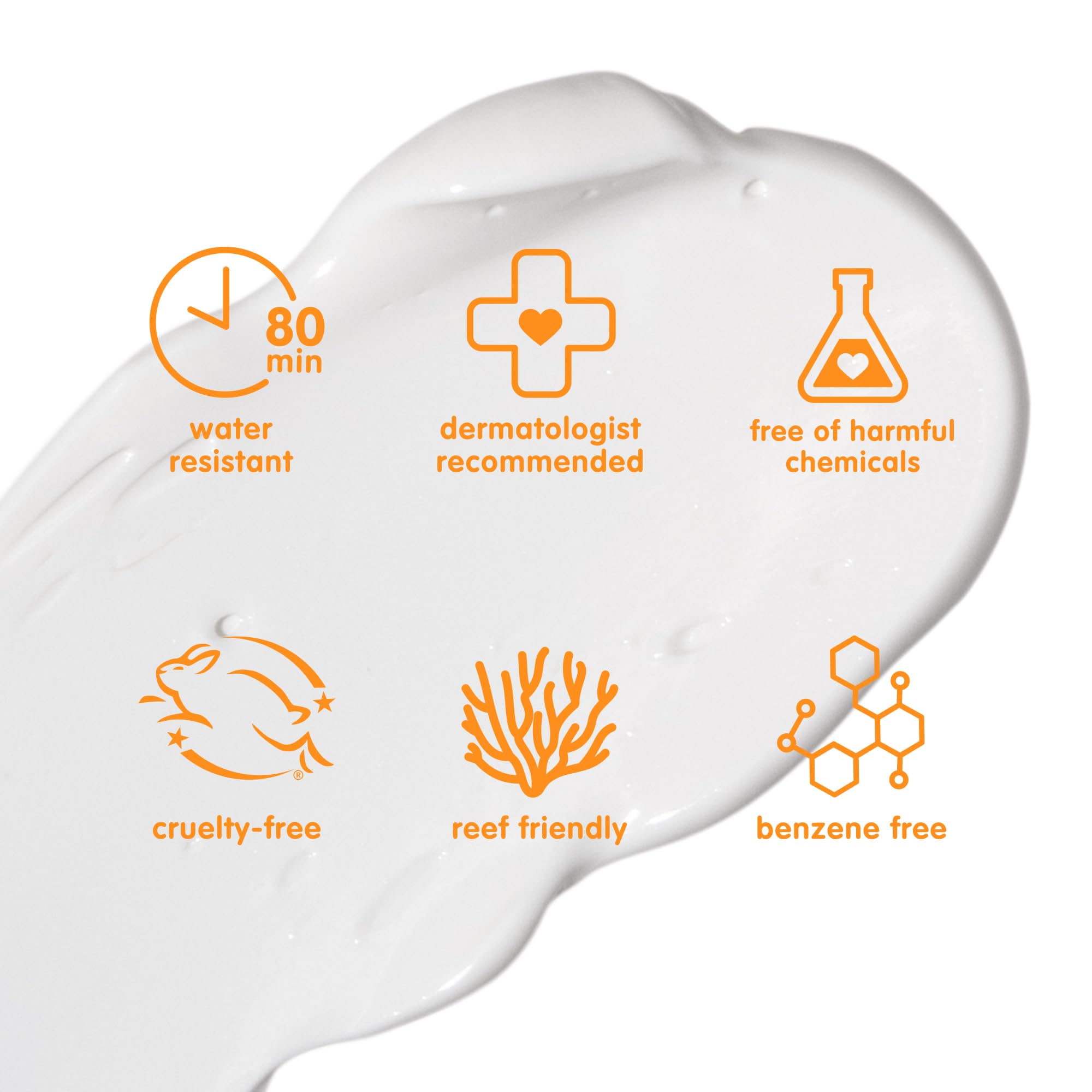 Thinkbaby bottle features a note about 80-minute water resistance for active days.