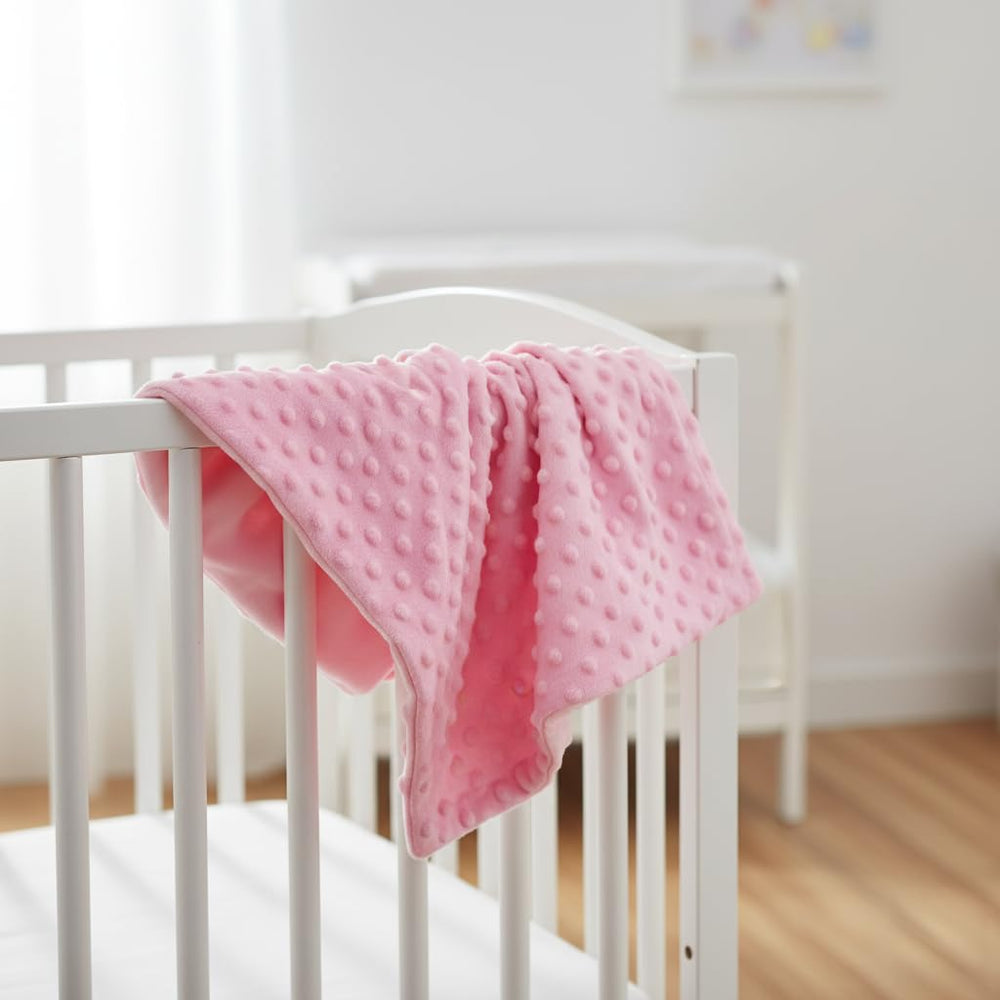 Threadart Minky Baby Blanket is machine washable for easy care and quick refreshes.