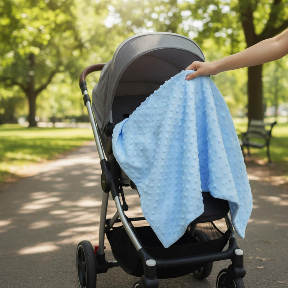 Threadart Minky Baby Blanket suitable for toddlers during naps and cuddle time.