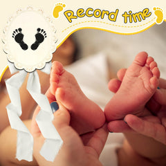 Threehoney double-sided hello world wooden sign for newborn room decor.