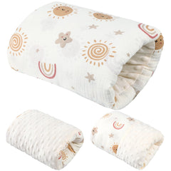 Threehoney Baby Feeding Arm Pillow front view shows cozy cradle support for feeding
