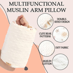 Threehoney Baby Feeding Arm Pillow double-sided design offers versatile positioning during nursing