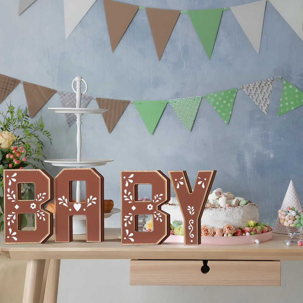 Threehoney Cielito Lindo letters show pine wood texture and durable natural color