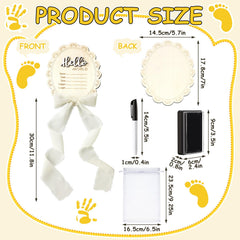 Threehoney wooden sign with embossed patterns for an elegant nursery keepsake.