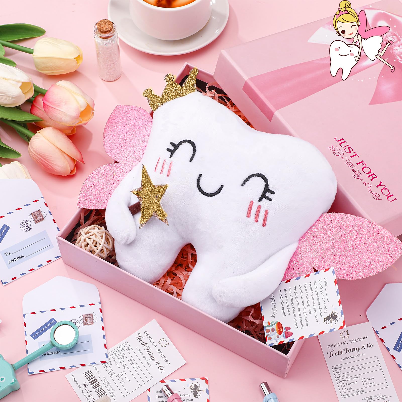 Threehoney Card visible complements the keepsake set for a complete magical experience.