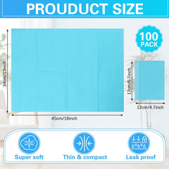 Threlaco changing liner unfolded shows full 17.72 by 13.39 inch coverage for easy changes.