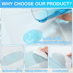 Threlaco disposable liner in commercial restroom use for quick changes.