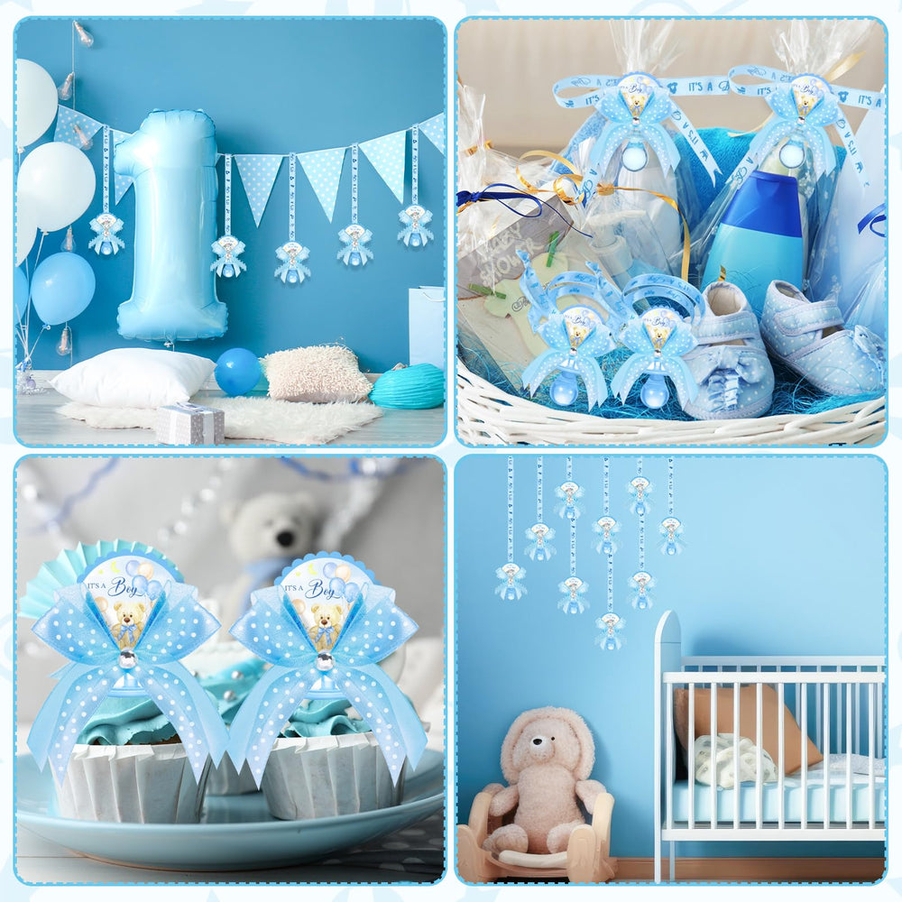 Threlaco ready-made baby shower pacifier necklaces simplify party setup.