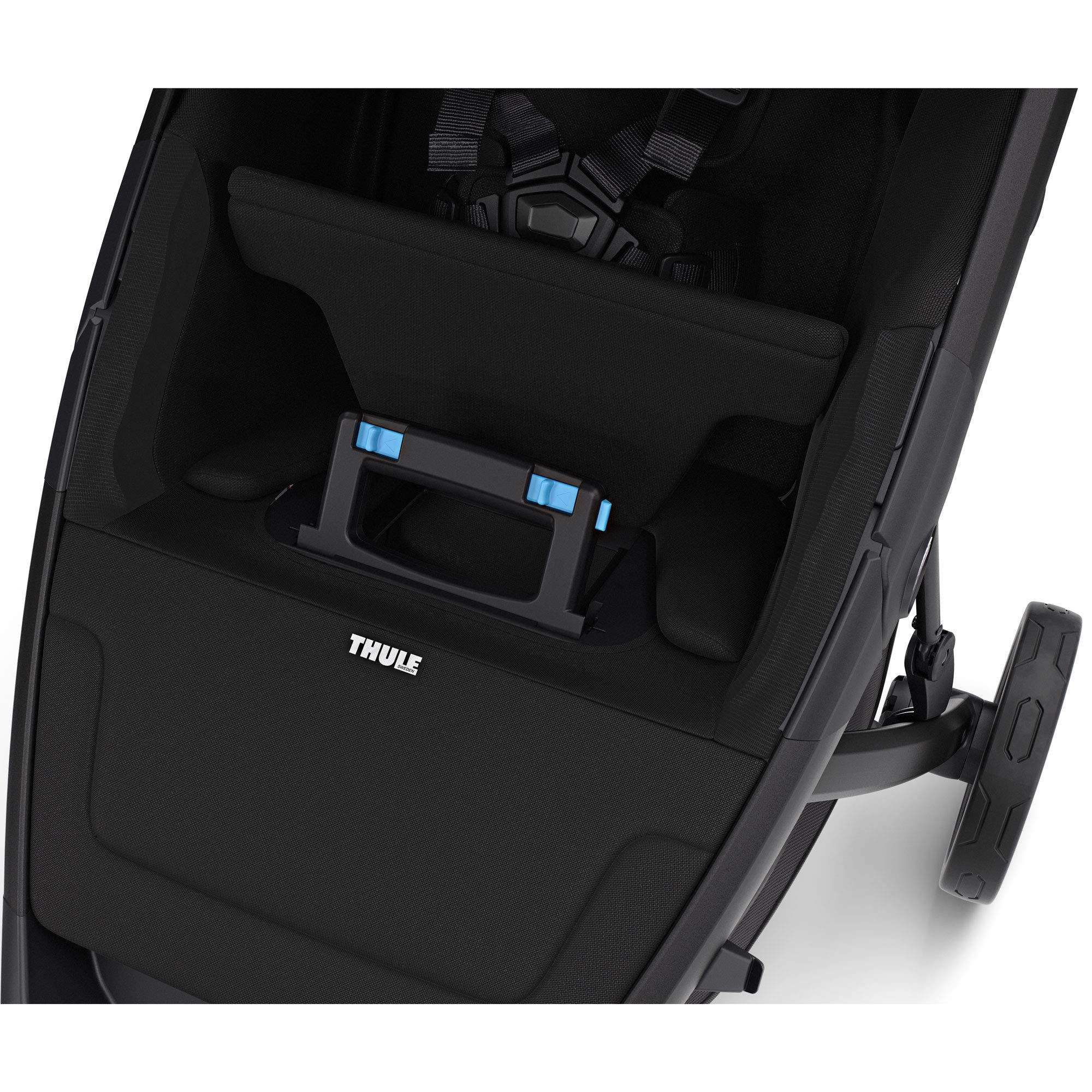 Thule Spring Stroller one-hand-fold enables quick, convenient setup for busy parents.