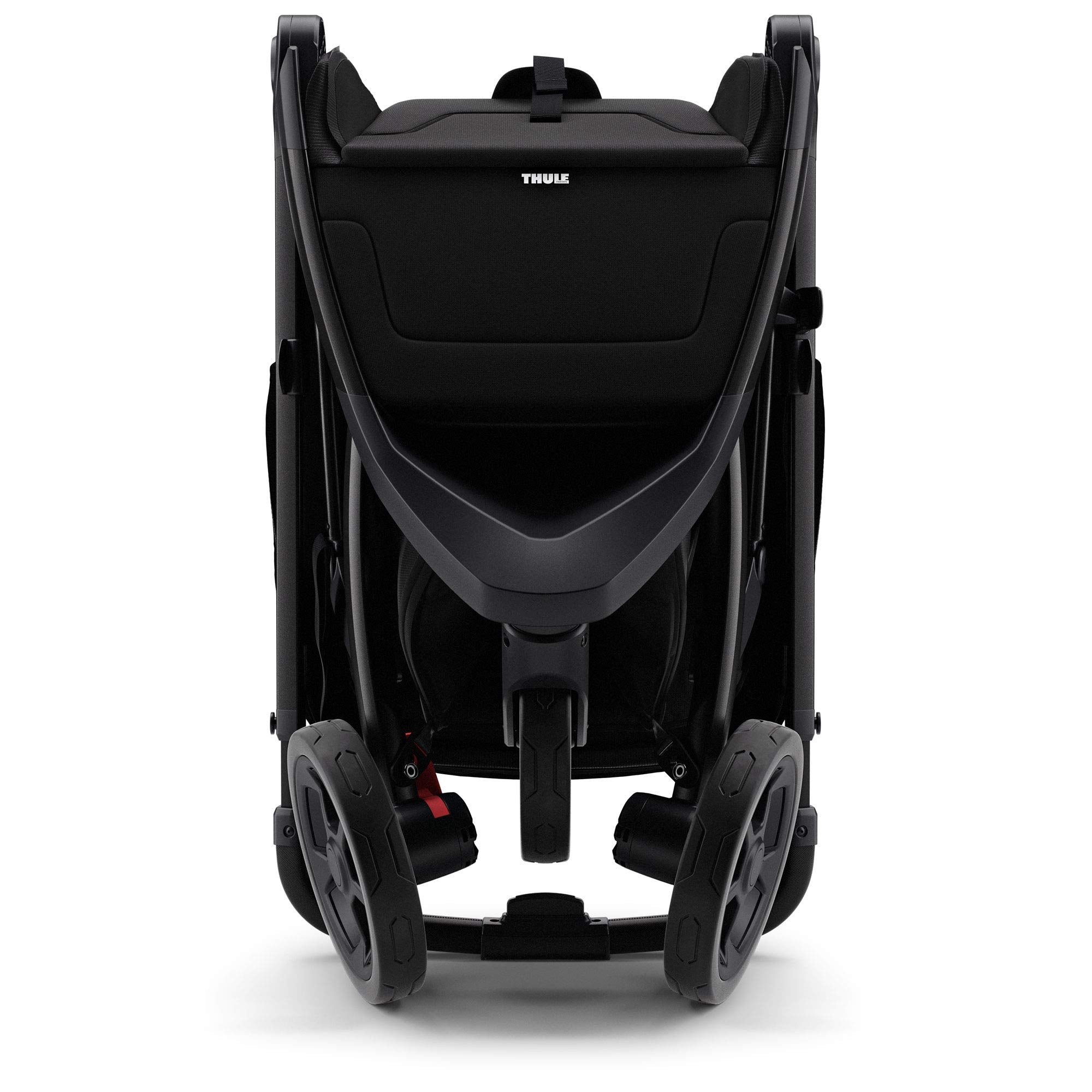 Thule Spring Stroller vented-canopy offers shade with breathable mesh.
