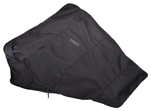 Thule stroller travel bag folds to a compact pouch at destination to save space.