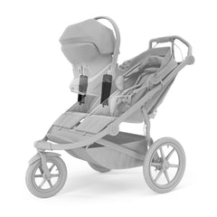 Thule Urban Glide 3 adapter compatibility with Maxi-Cosi, Cybex, BeSafe, Nuna seats for diverse fittings.