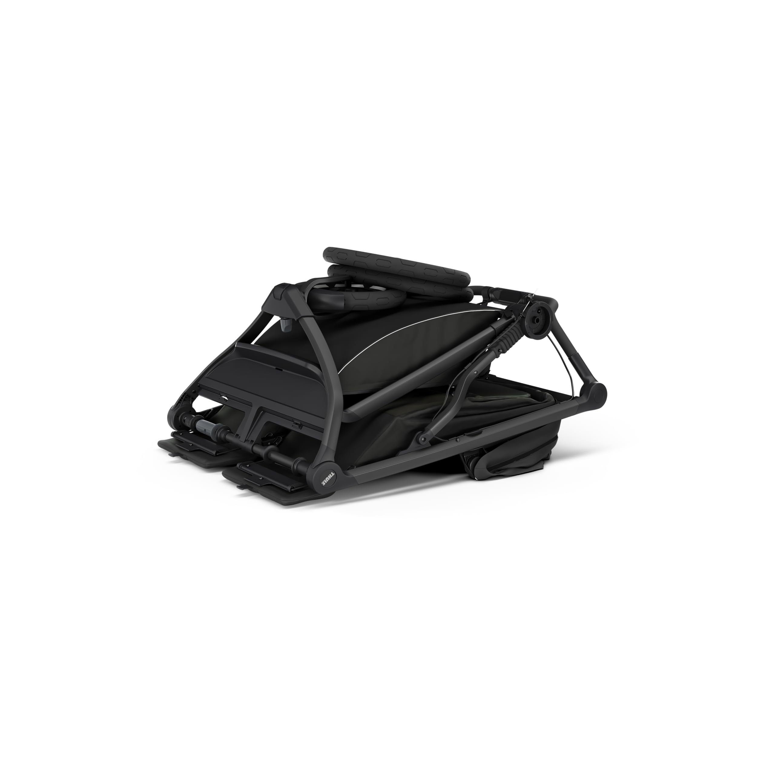 Thule Urban Glide 3 Double cargo basket keeps essentials organized on the go.