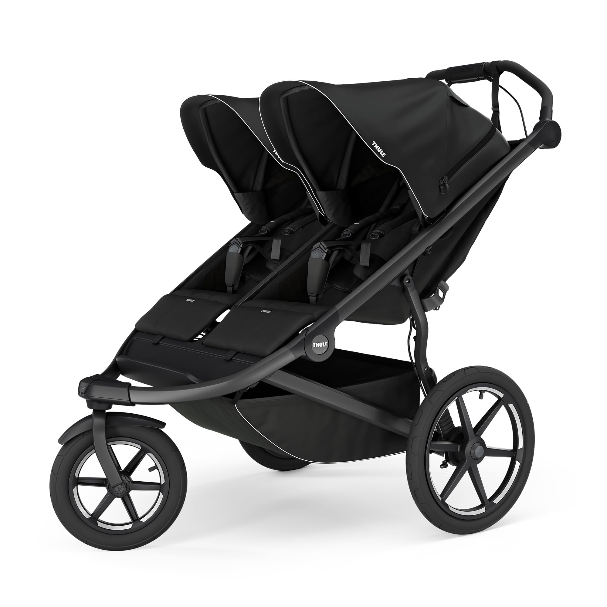 Thule Urban Glide 3 Double front view for easy two-child strolls.