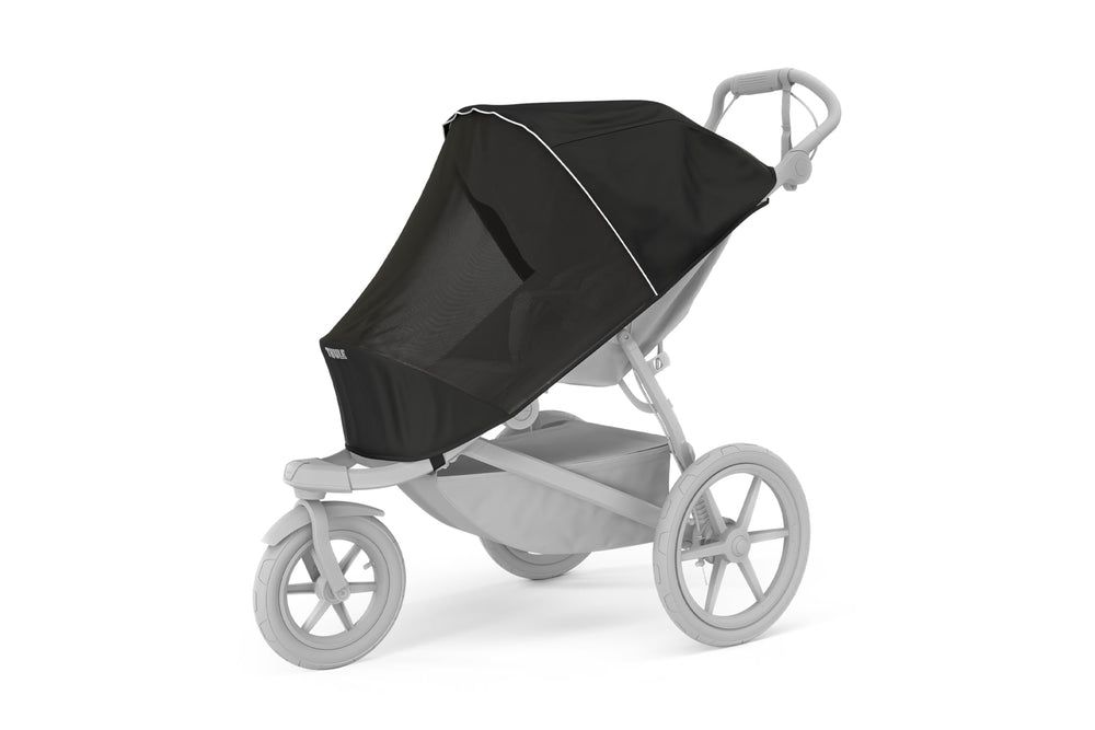 Thule Urban Glide 3 mesh cover black close-up mesh for breathable bug protection