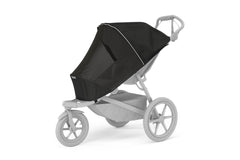 Thule Urban Glide 3 mesh cover black close-up mesh for breathable bug protection