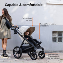 Thule Urban Glide seat recline demonstrates customizable comfort during naps
