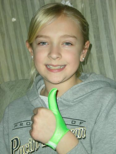 Thumbusters for ages 5-12 offers a gentle, independent reminder to stop thumb-sucking.