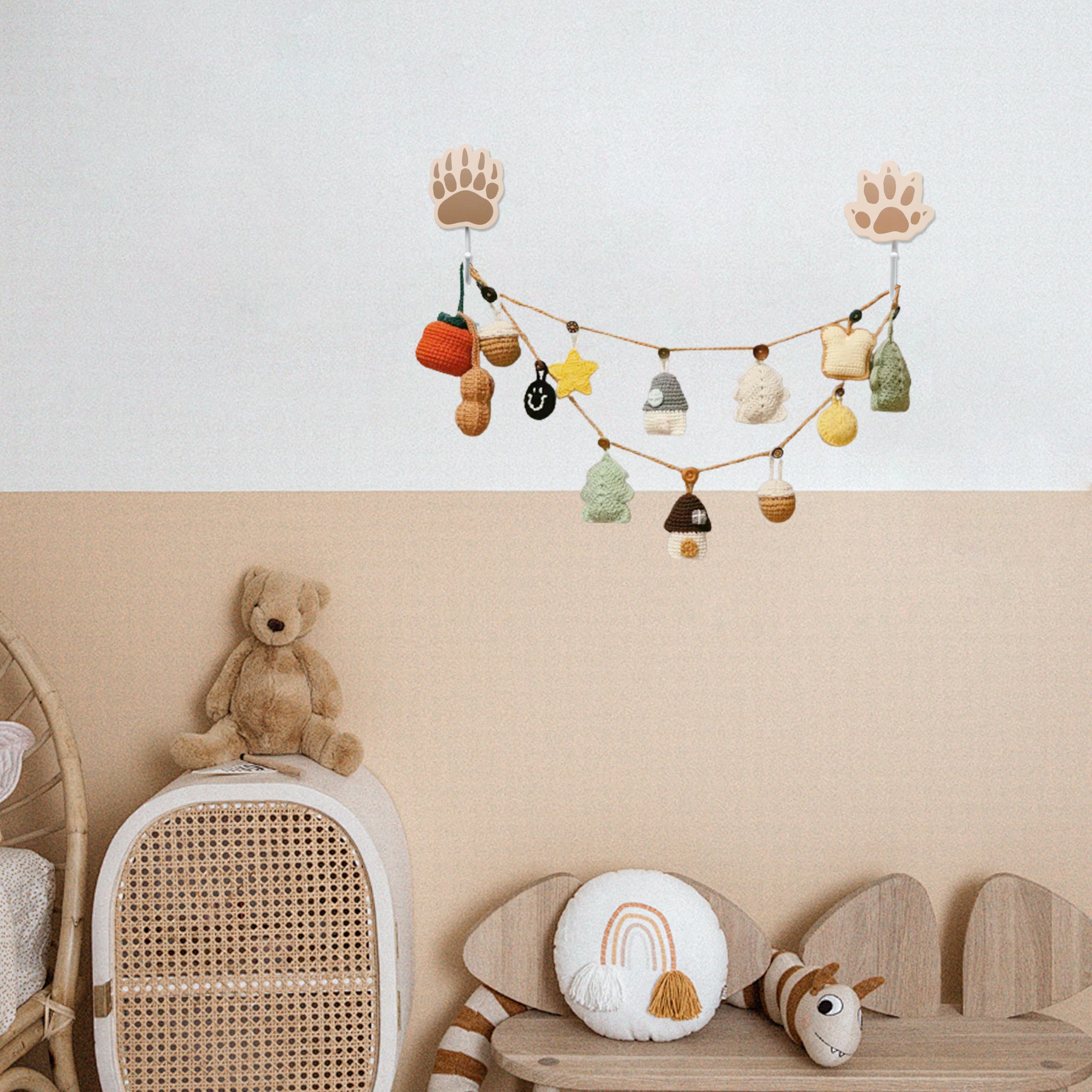 Thungeek wall-mounted coat rack blends charm with practical storage for kids’ rooms.