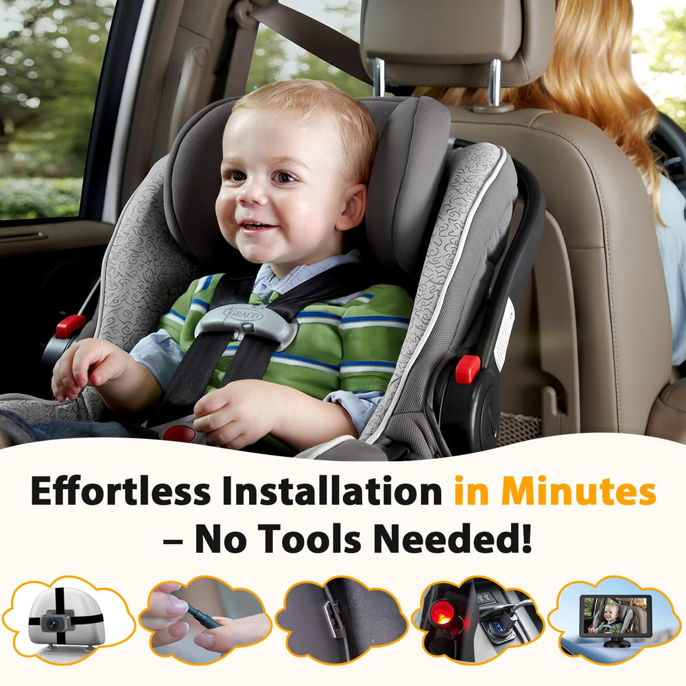 Thybro night vision delivers clear images in low light for safer nighttime drives.