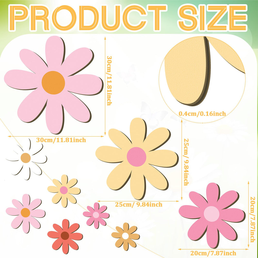 Thyle daisy wall hanging 25cm brightens living spaces with cozy Boho charm