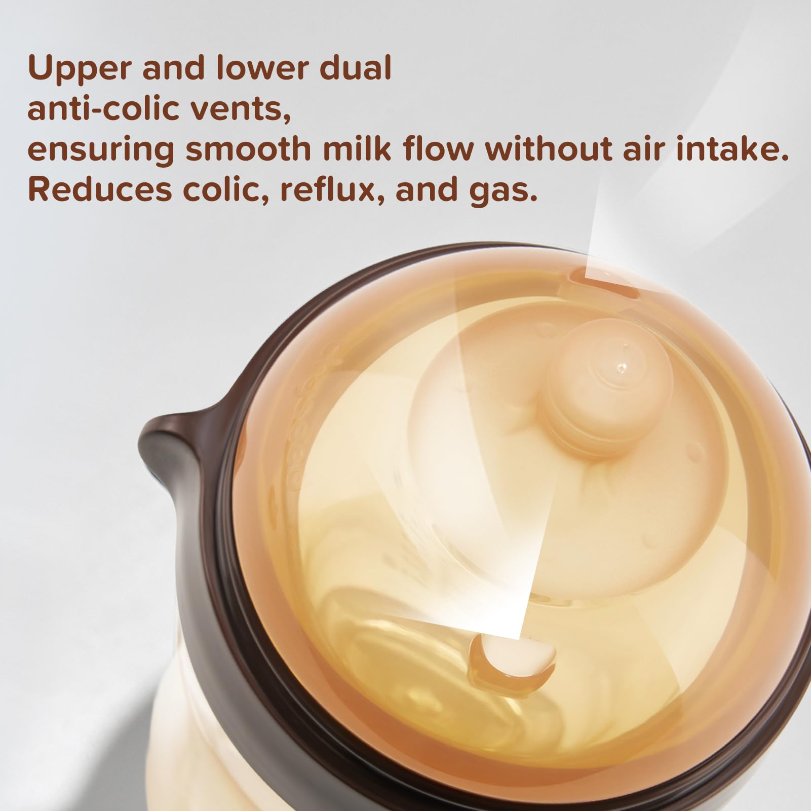 thyseed 20-degree silicone nipple feels soft and familiar during feeds