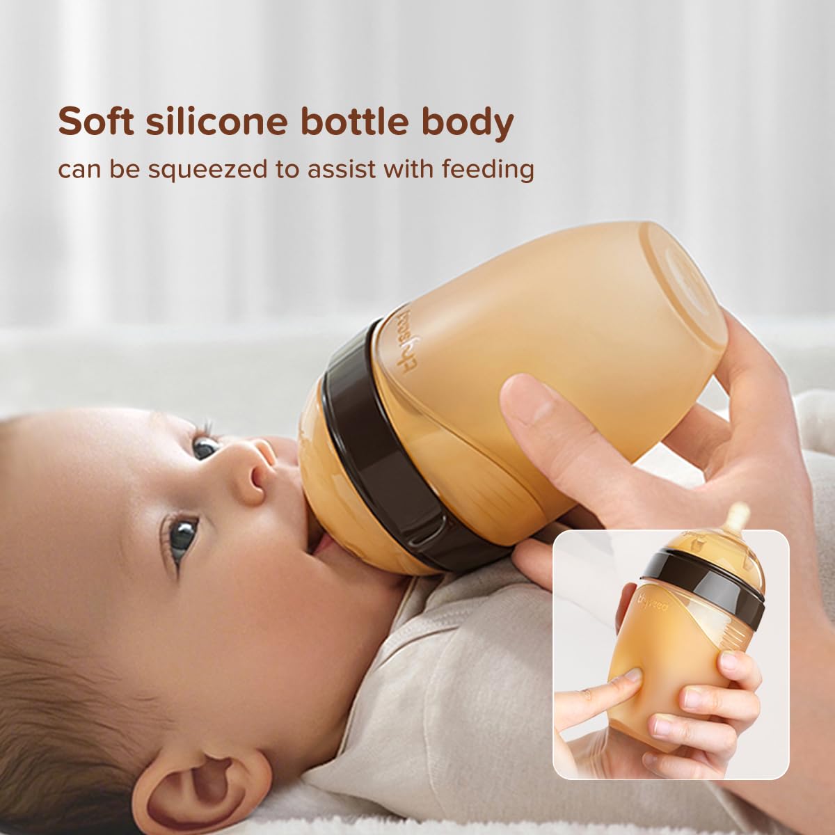 Thyseed bottle cap helps keep the 8oz bottle secure and easy to use.