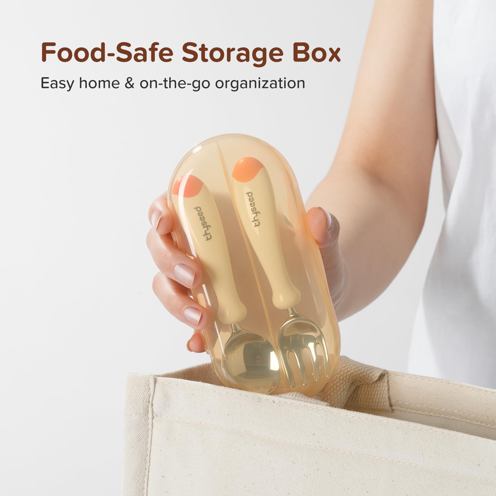 Thyseed dishwasher-safe flatware simplifies post-meal cleanup.