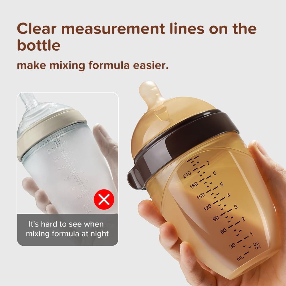 Thyseed four-stage nipple flow adapts to baby growth for safer feeding.