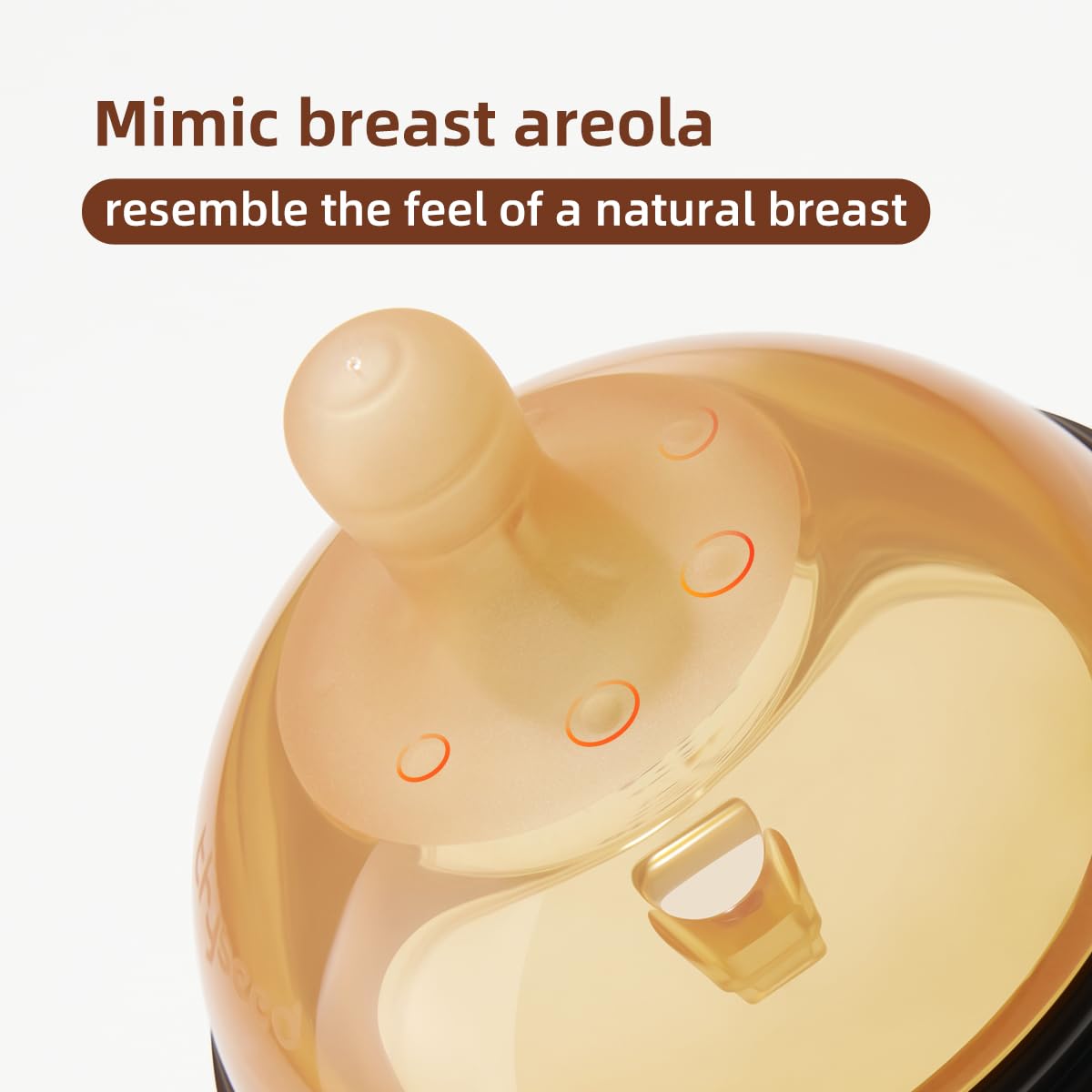 Thyseed bottle features four-stage nipple flow for growing babies