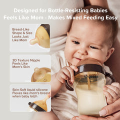 thyseed four-stage nipple flow adapts to baby's development for safe feeding