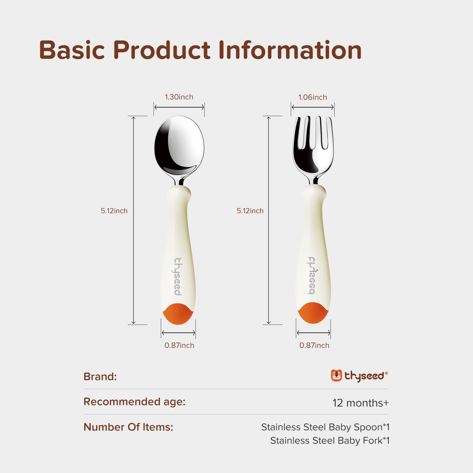 Thyseed gift-ready utensils set ideal for birthdays or holidays.